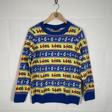 Maglione Lidl donna blu giallo